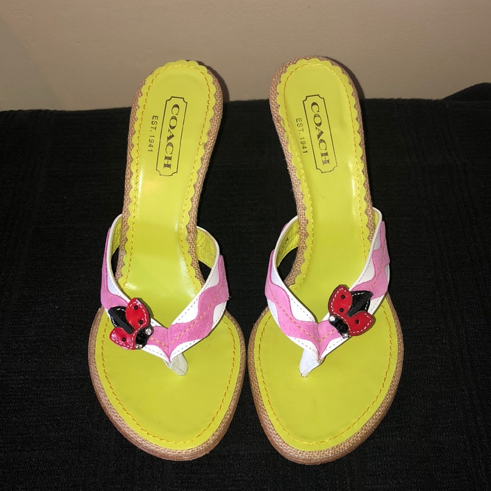 Coach Ladybug Sandals 🐞